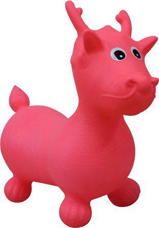 Jumping Animal Draak Roze Large