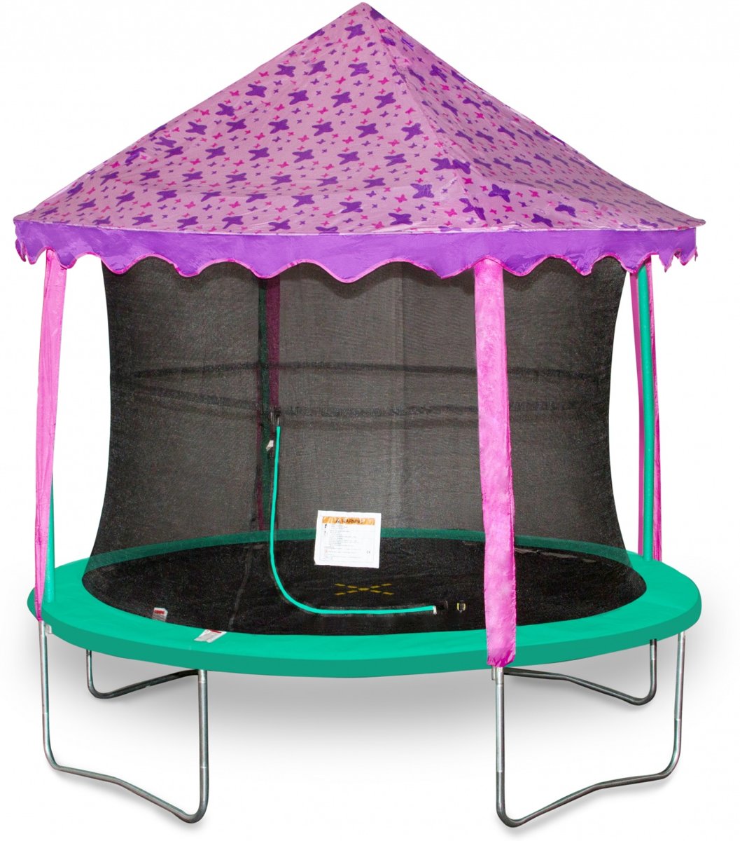 Jumpking Trampoline Canopy-tent Vlinders 3,05 Meter Paars