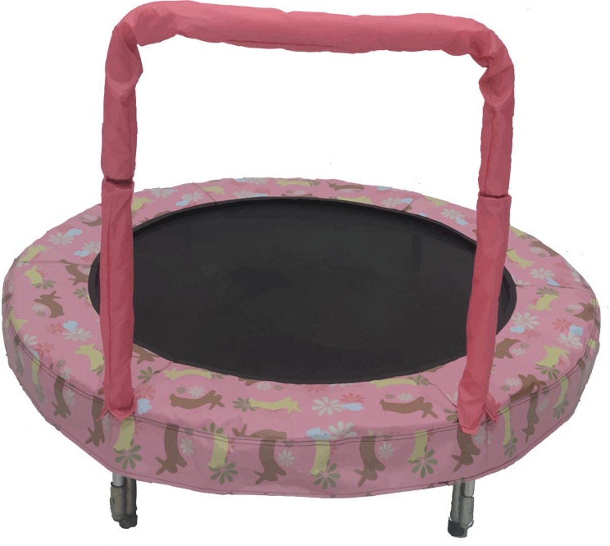 Mini kinder trampoline konijn