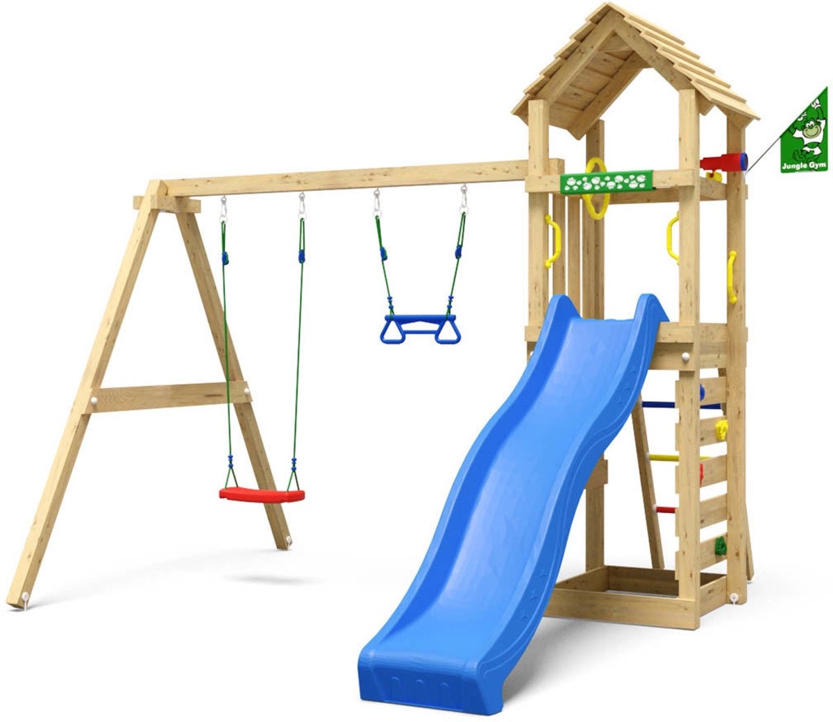 Houten Speeltoestel voor Kinderen - Cocoon 2-Swing