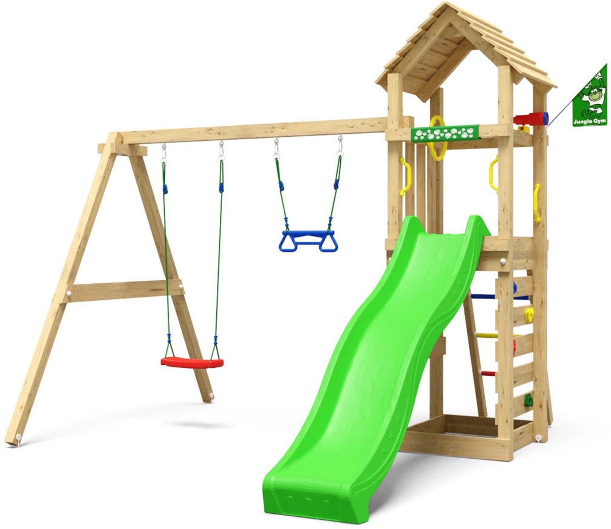 Houten Speeltoestel voor Kinderen - Cocoon 2-Swing