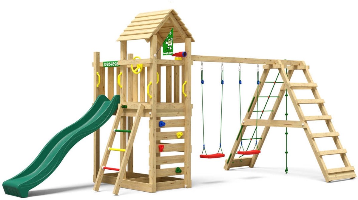 Houten Speeltoestel voor Kinderen - Safari 2-Climb