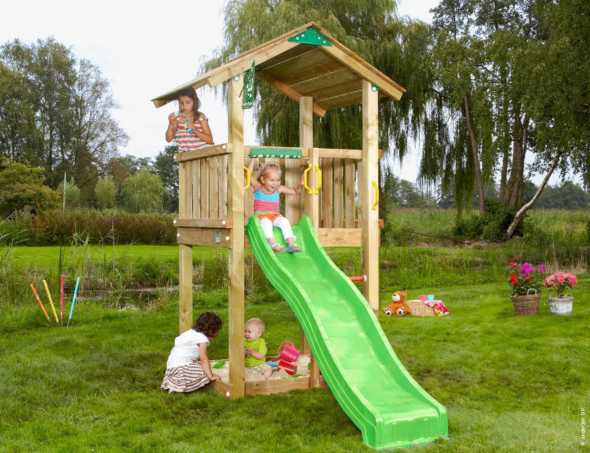 Houten Speeltoren Kleine Tuin - Jungle Casa