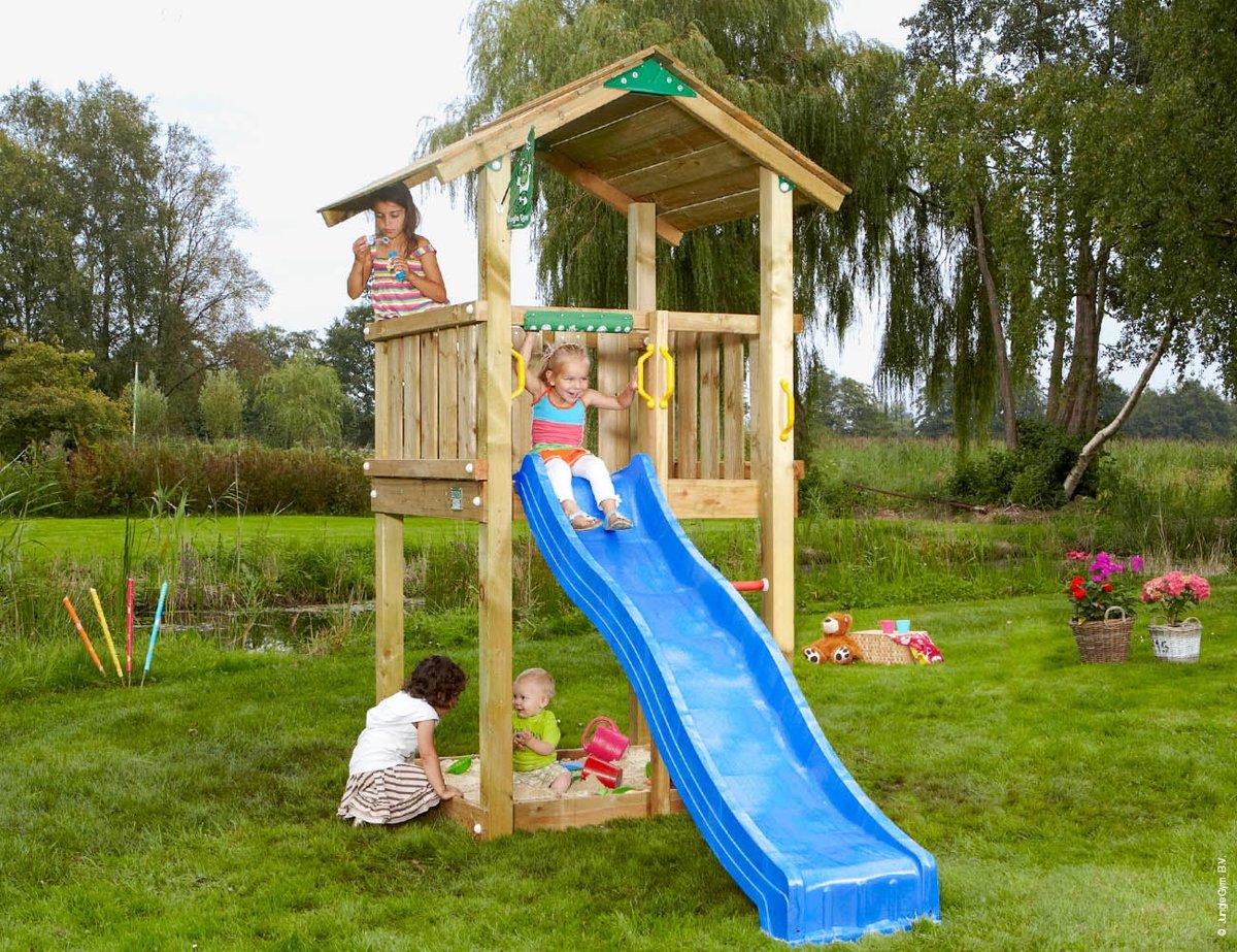 Houten Speeltoren Kleine Tuin - Jungle Casa