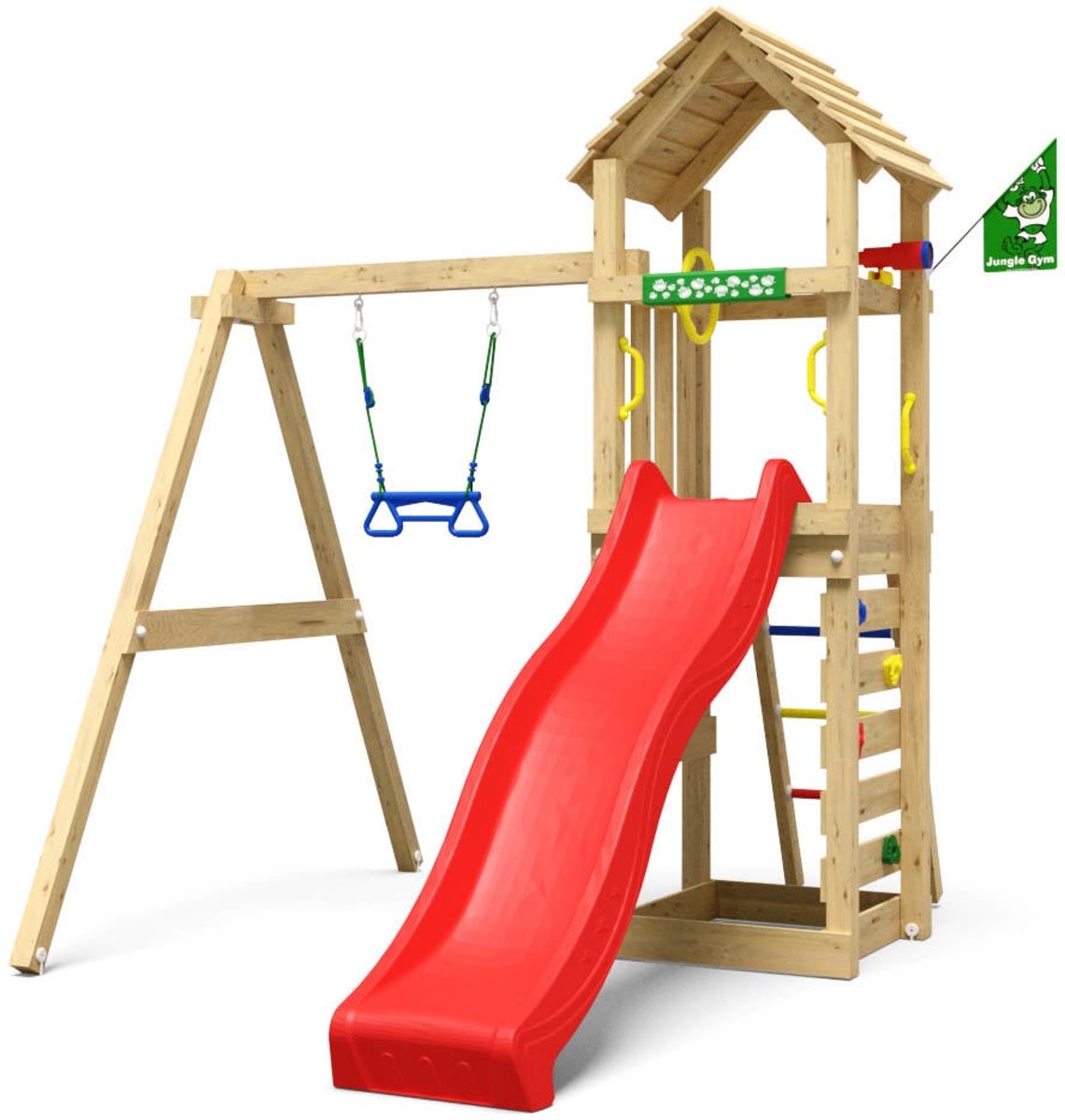 Houten Speeltoren voor Kinderen - Cocoon 1-Swing