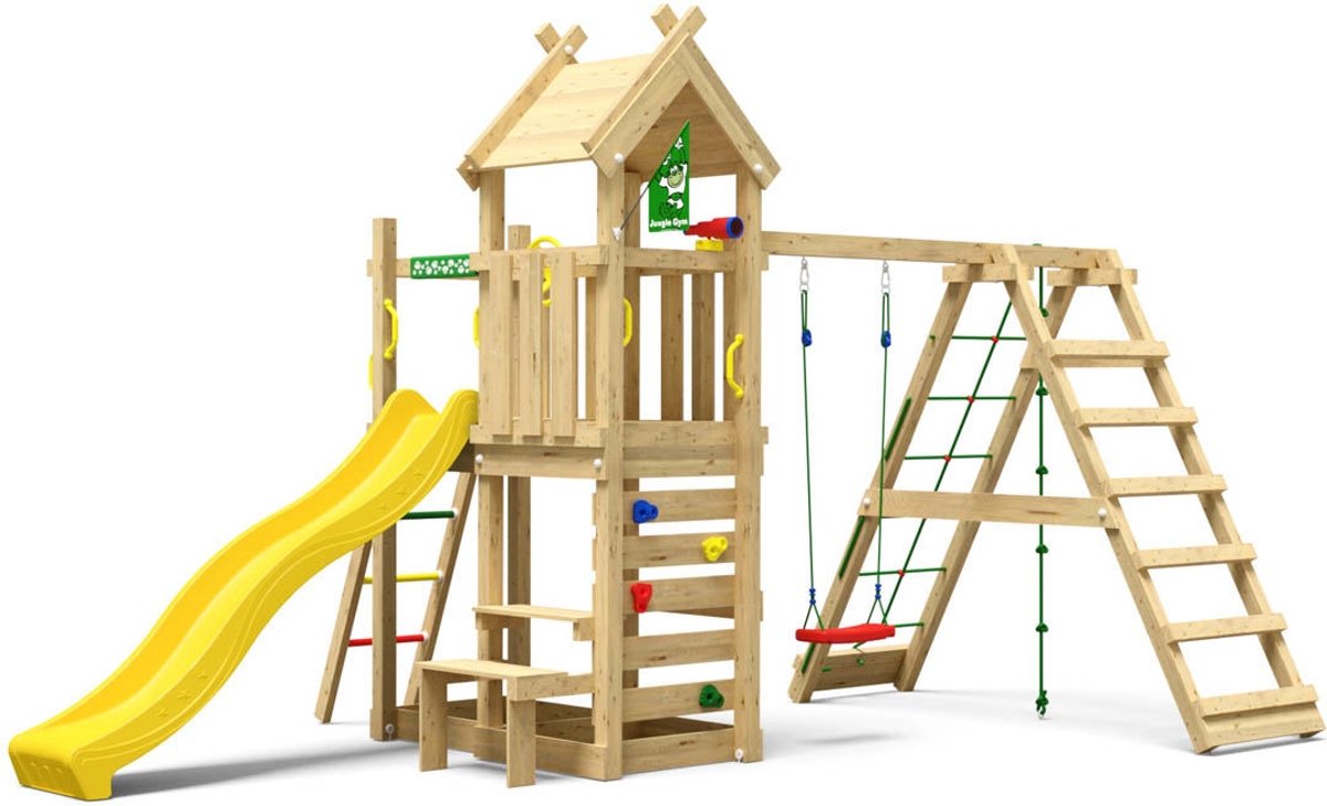 Houten Speeltoren voor Kinderen - Teepee 1-Climb