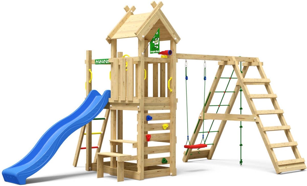 Houten Speeltoren voor Kinderen - Teepee 1-Climb