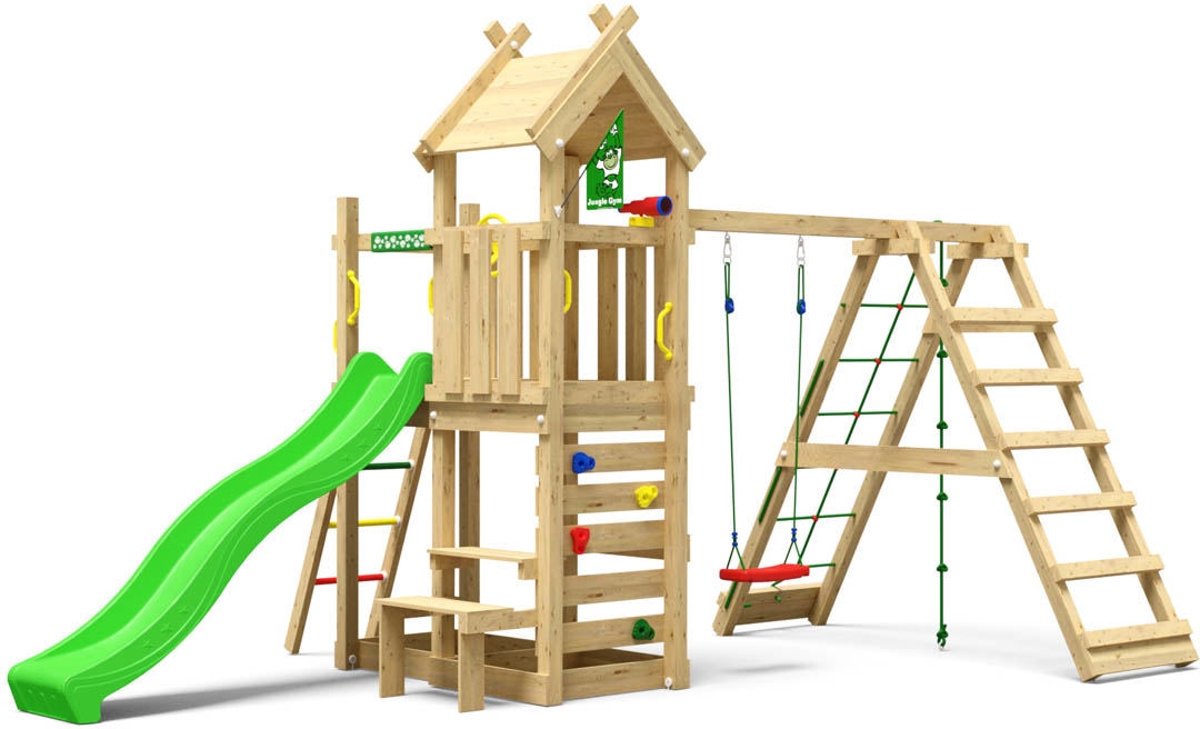 Houten Speeltoren voor Kinderen - Teepee 1-Climb