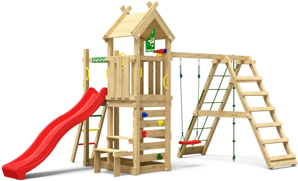 Houten Speeltoren voor Kinderen - Teepee 1-Climb