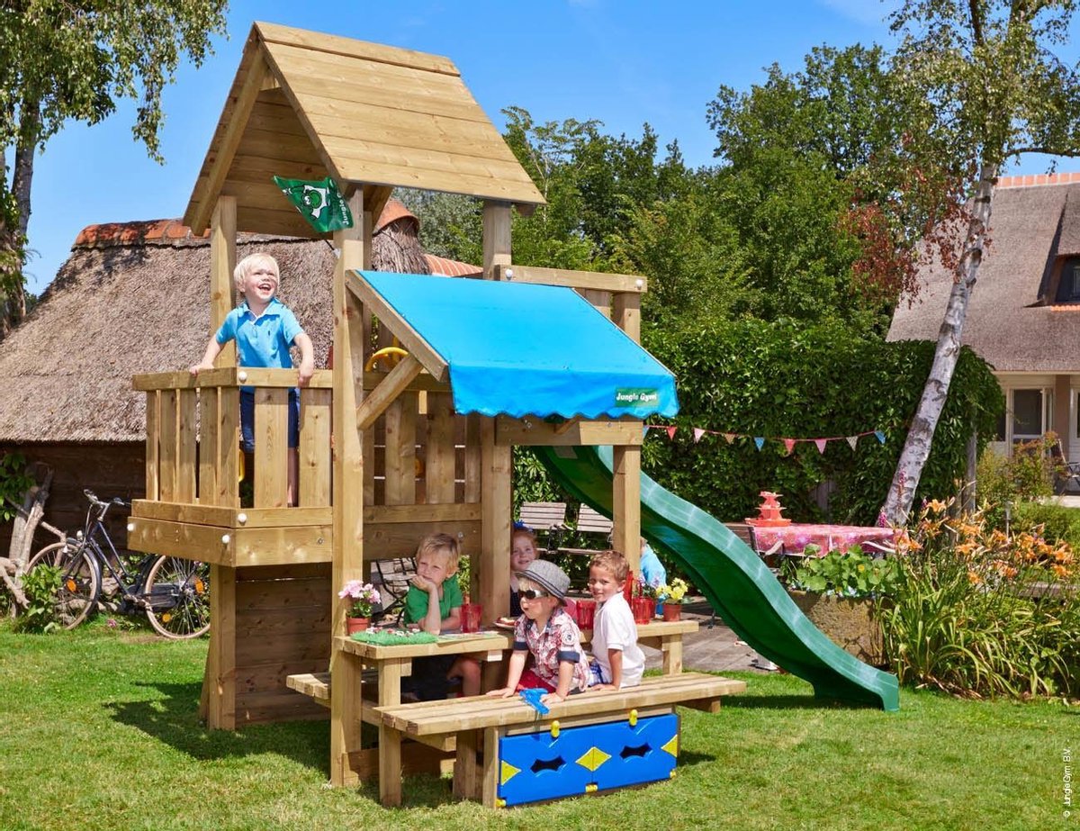 Houten Speeltoren • Cubby Mini Picnic 160 cm