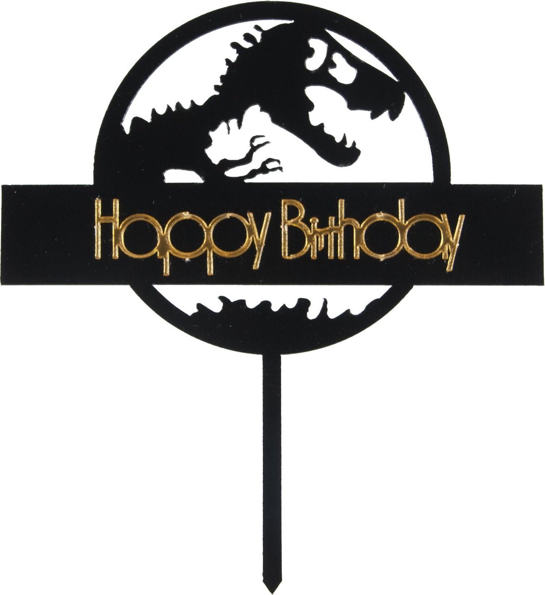 Jurassic World - cake flags - taart vlag - taartversiering - taart topper - taart decoratie - decoratie topper