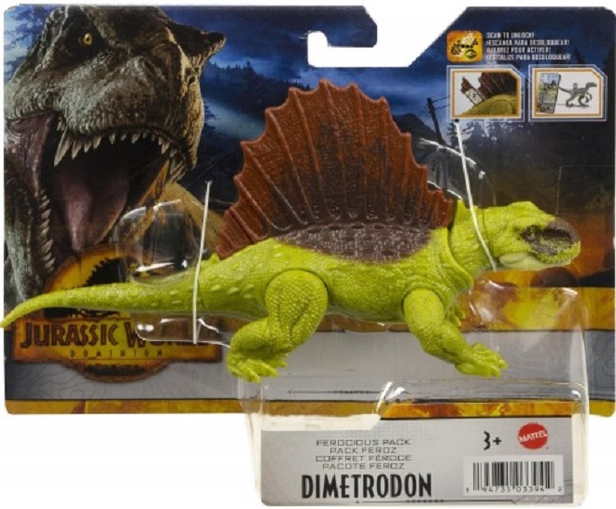 Jurassic World Dimetrodon Dinosaur - Actiefiguur - 14 cm groot