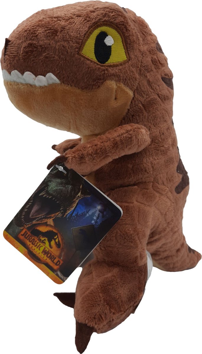 Jurassic World Dominion - T-Rex - Knuffel - Dino - Pluche - 20 cm