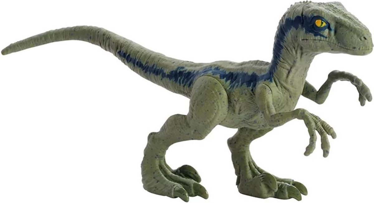 Jurassic World Dominion Velociraptor Blue - 12 cm groot