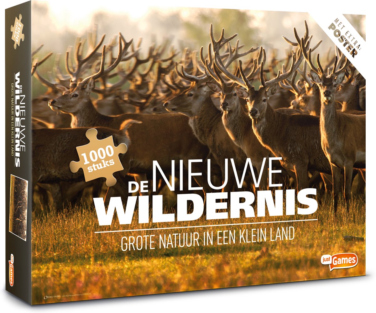 De Nieuwe Wildernis Herten - Legpuzzel - 1000 Stukjes