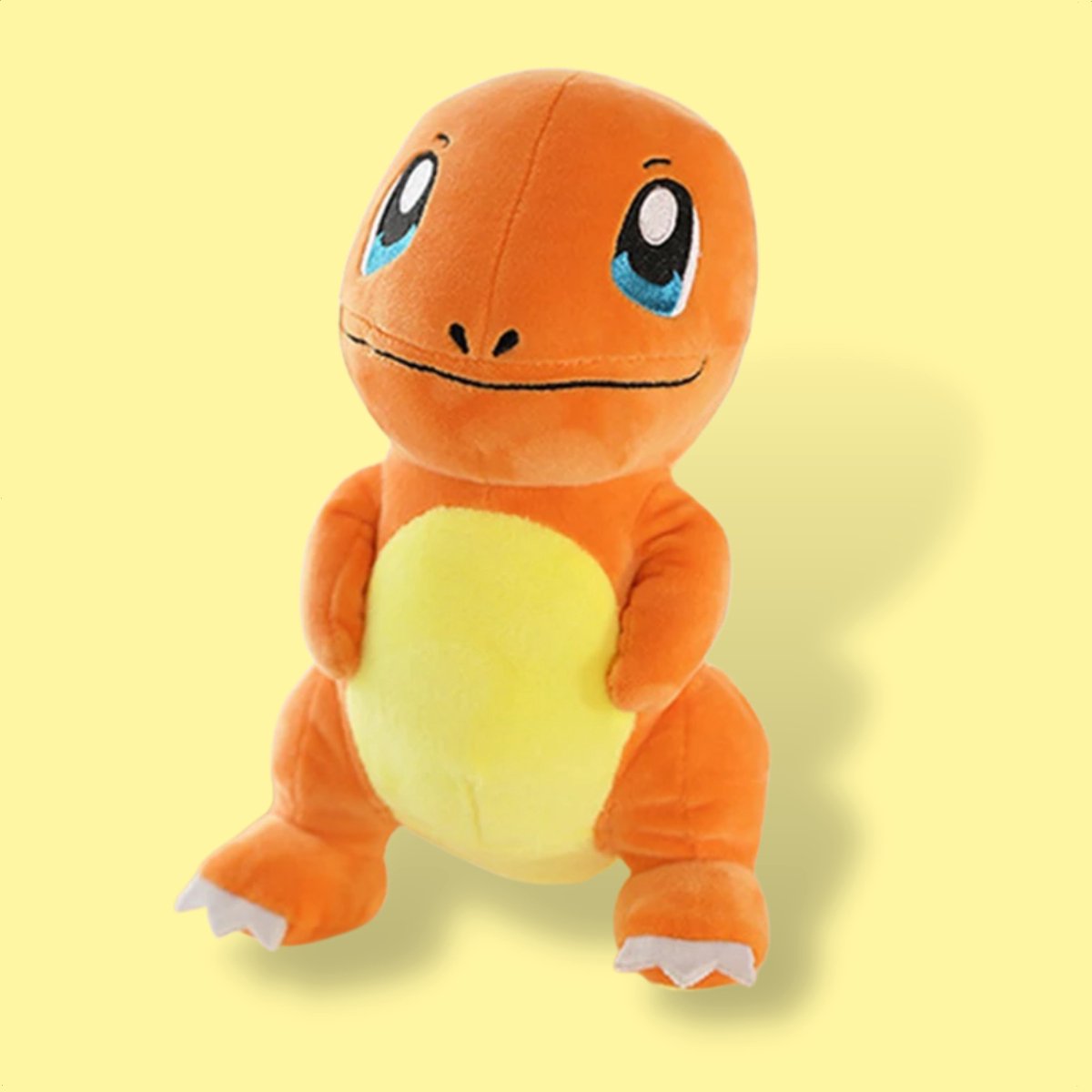 Pokémon Charmander Knuffel - 23 cm - Zachte knuffel - Oranje geel - Vuurstaart