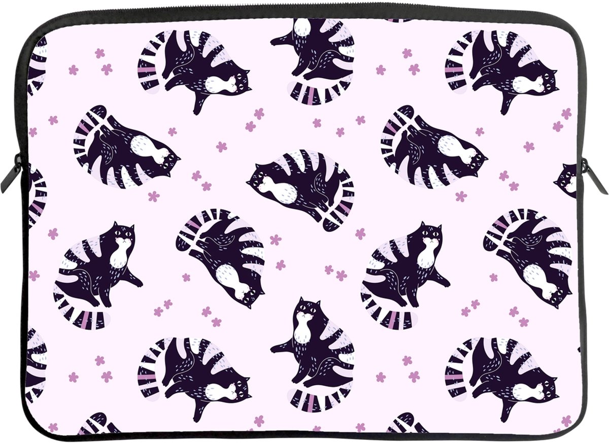 Laptop Sleeve 14 inch Universeel - Fat Cats