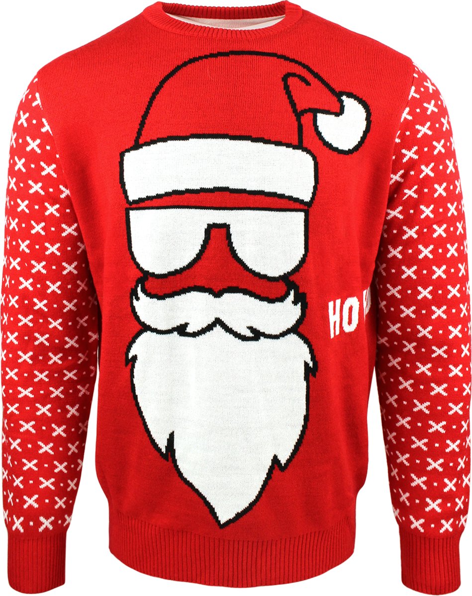 JAP Limited Foute kersttrui - Santa ho ho ho - Dames en heren - XL