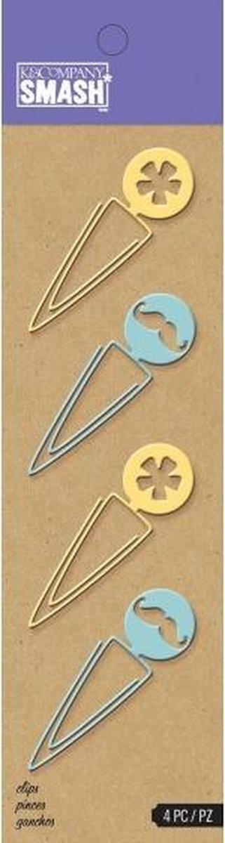 K&Company smash icon shaped clips.