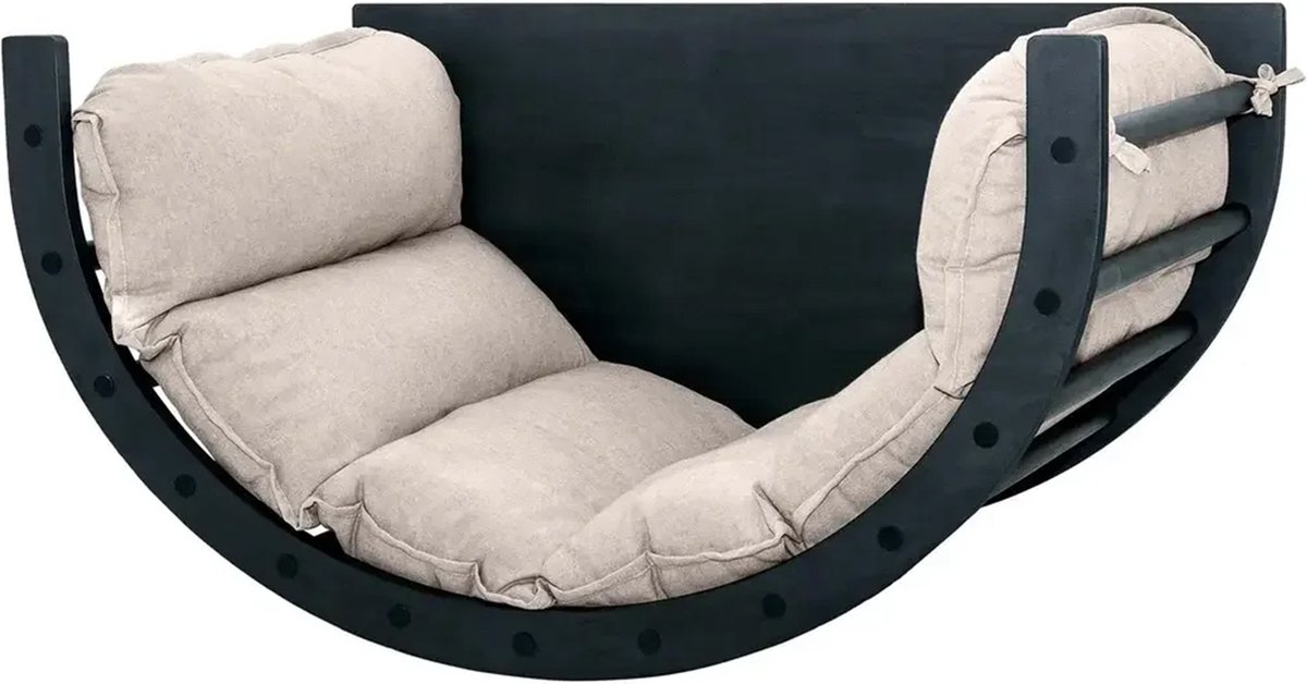 Multifunctionele Klimboog - 5 in 1 model - Speelboog -   - Speeltoestel - Inclusief Kussen - Tekentafel - Zwart