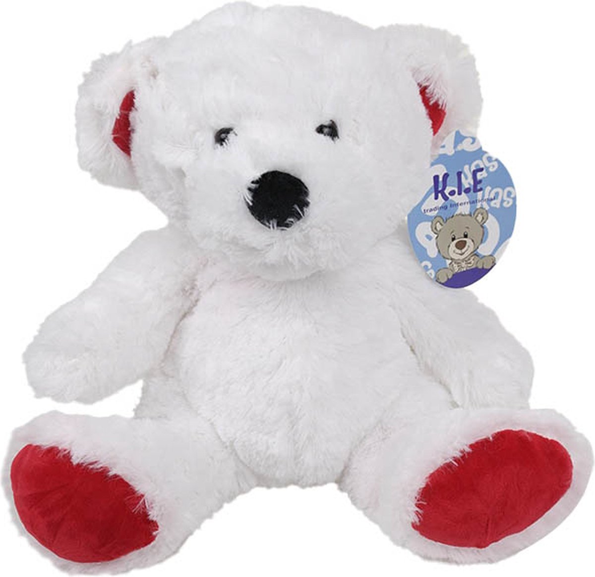 Knuffelbeer - Valentijn Cadeau - Witte Beer - 30cm