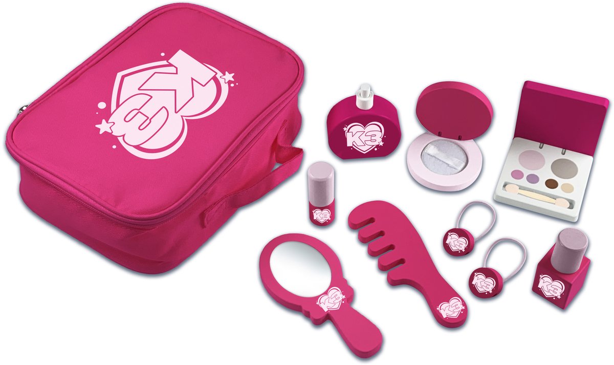   - Speelgoedmake-up - Houten make-up set - 10 delig