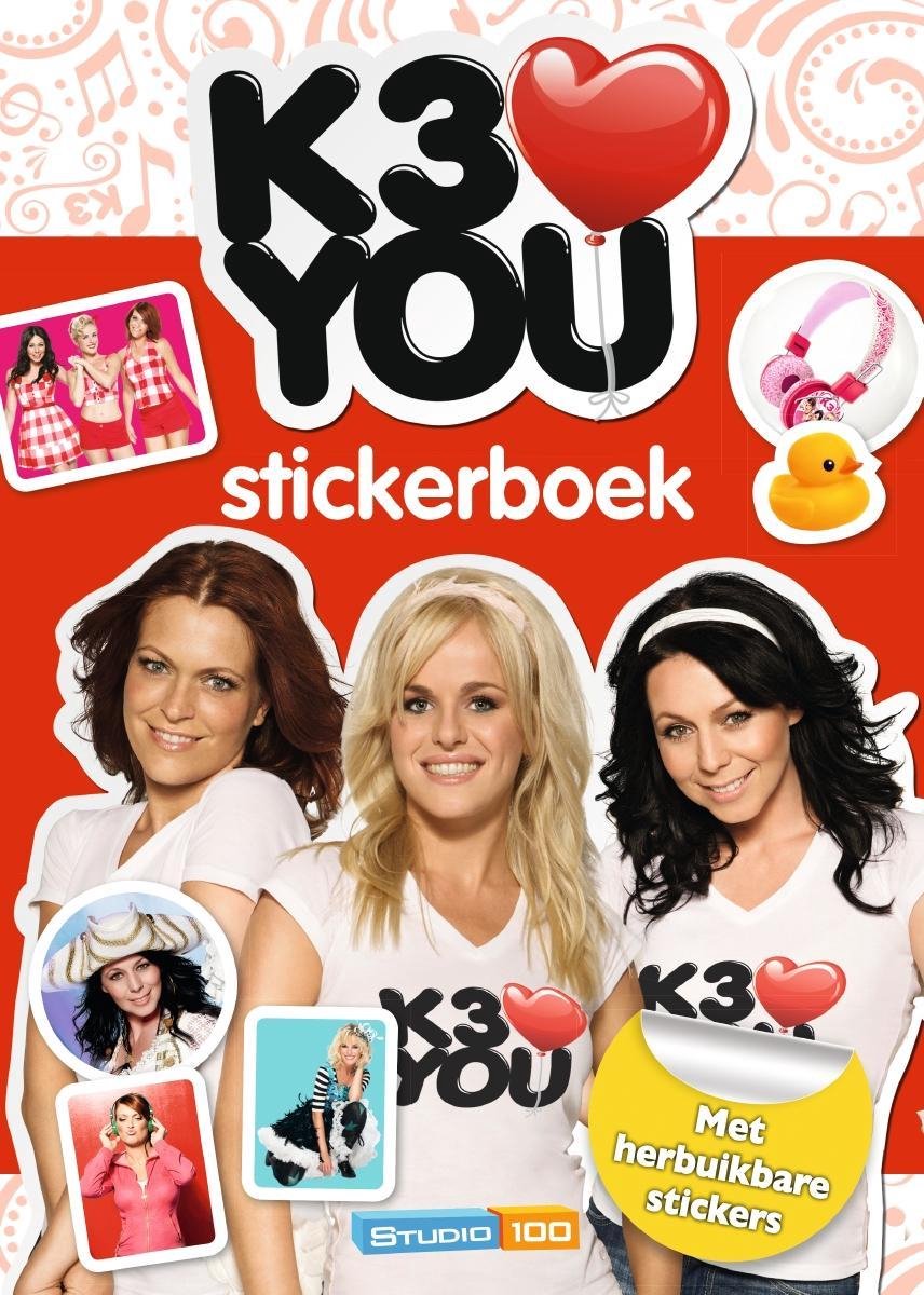 K3 - Stickerboek - K3 Loves You