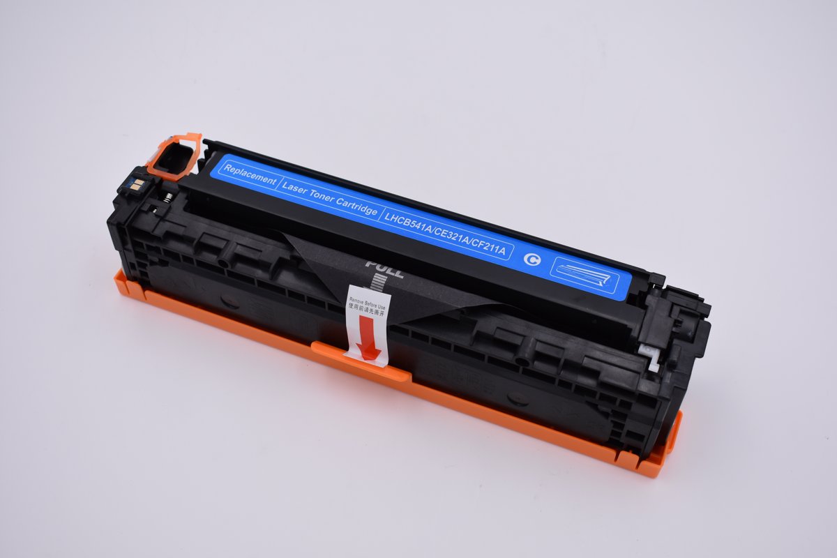 KATRIZ® huismerk  toner CB541A/CE321/CF211C voor HP LaserJet Pro 200 color M251n/251nw/ MFP M276n / CP1525N/CP1525NW/CM1415FN/CM1415FNW MFP/ CP1210/CP1215/CP1515N/CP1518ni/CM1312/CM1510/CM1300Canon LBP5050/LBP5050n