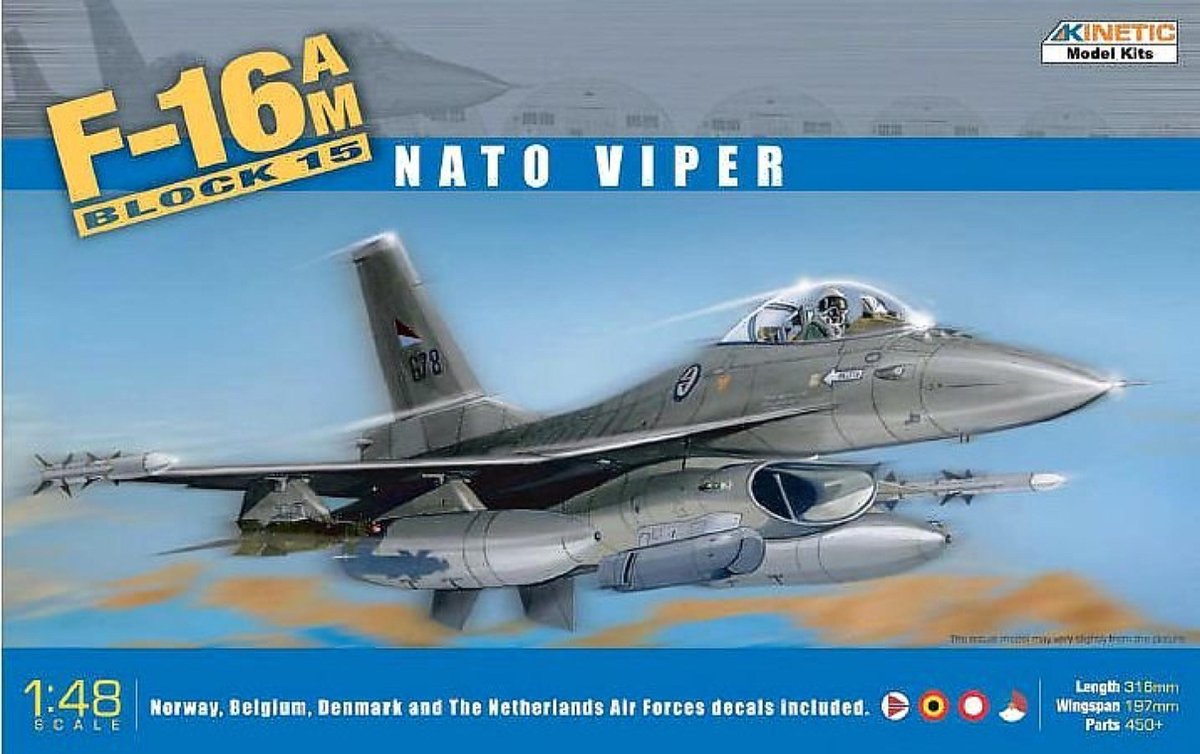 Kinetic F-16AM Block15  Nato Viper  1:48