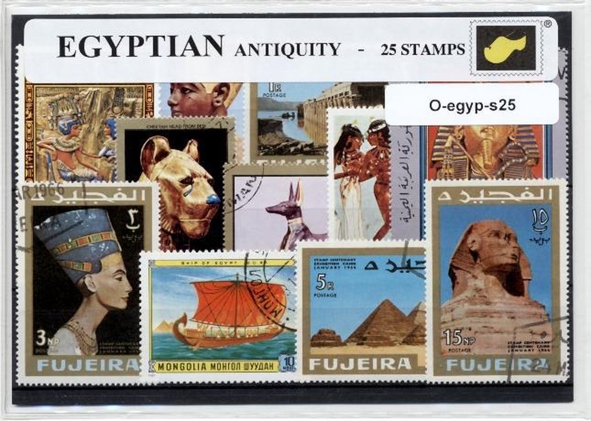 Egypte - postzegelpakket cadeau met 25 verschillende postzegels