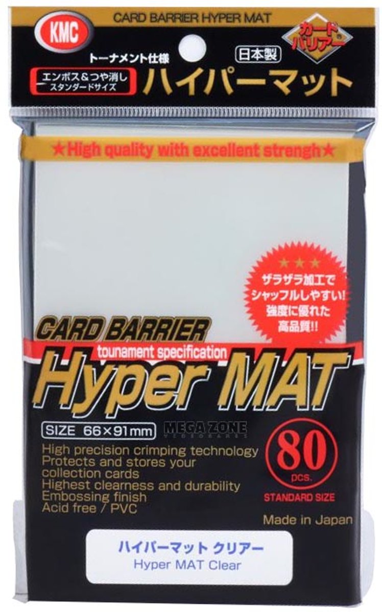   Hyper MAT sleeves 80 stuks Standard Size - Clear