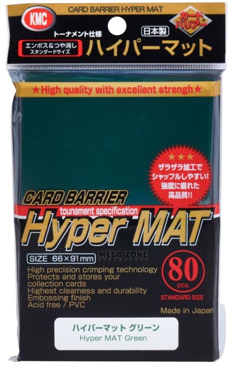   Hyper MAT sleeves 80 stuks Standard Size - Green