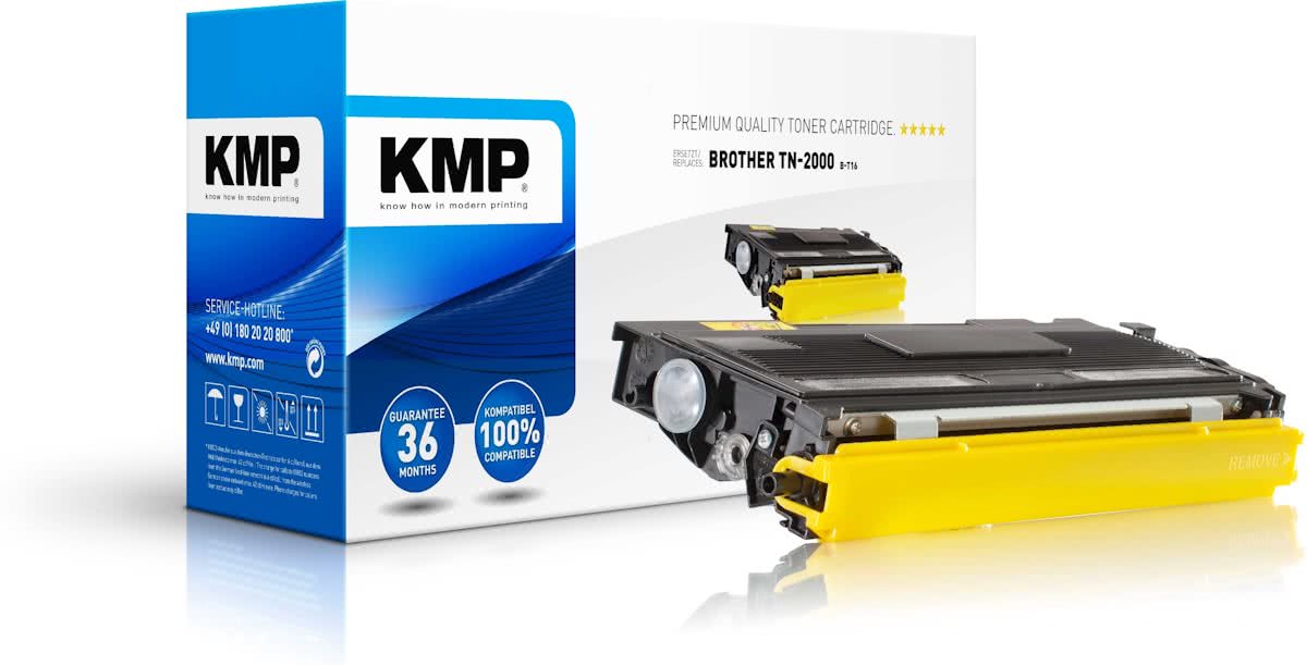 KMP B-T16 Lasertoner 5000paginas Zwart