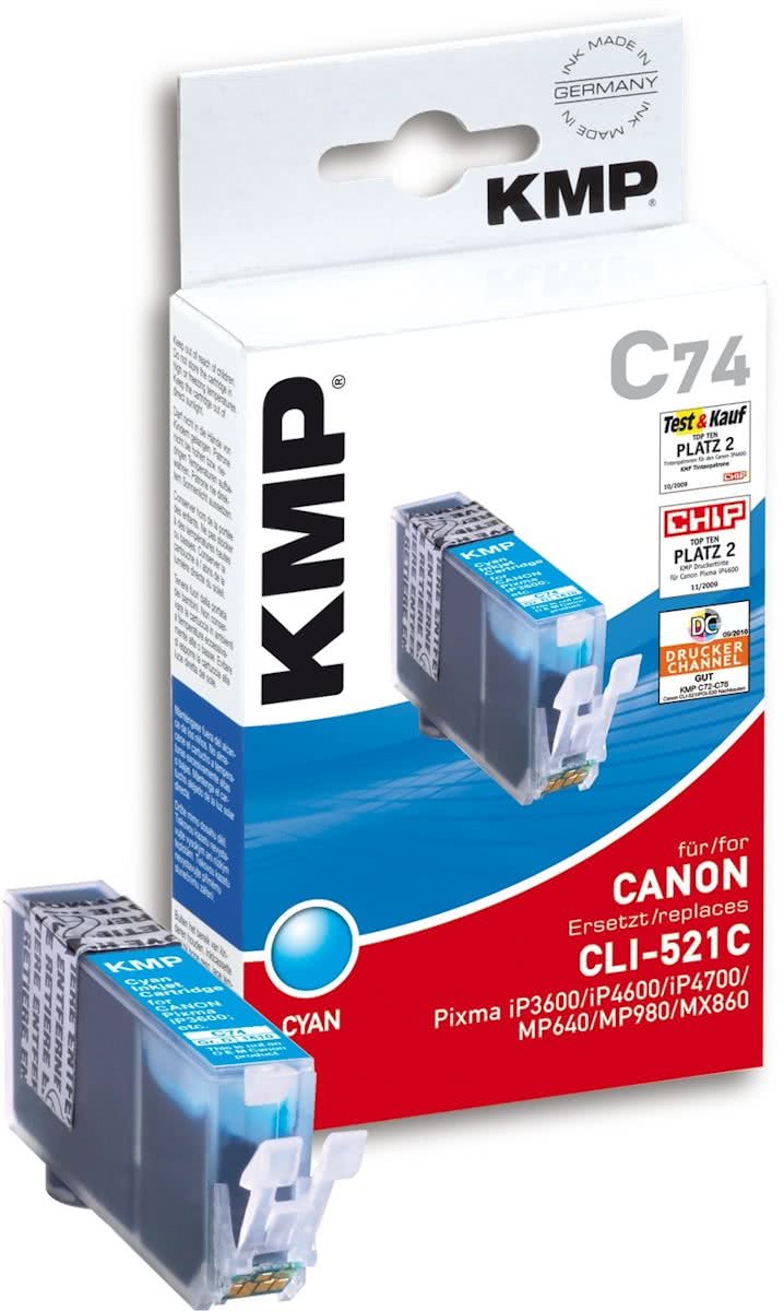 KMP C74 Cyaan inktcartridge