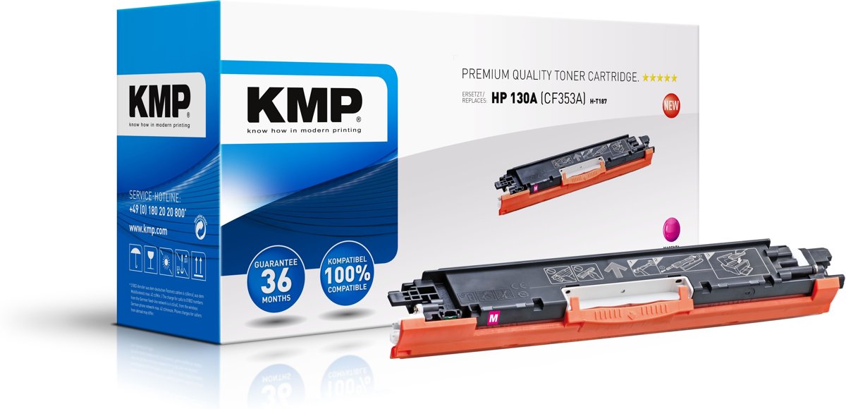 KMP H-T187 Tonercartridge 1000paginas Magenta