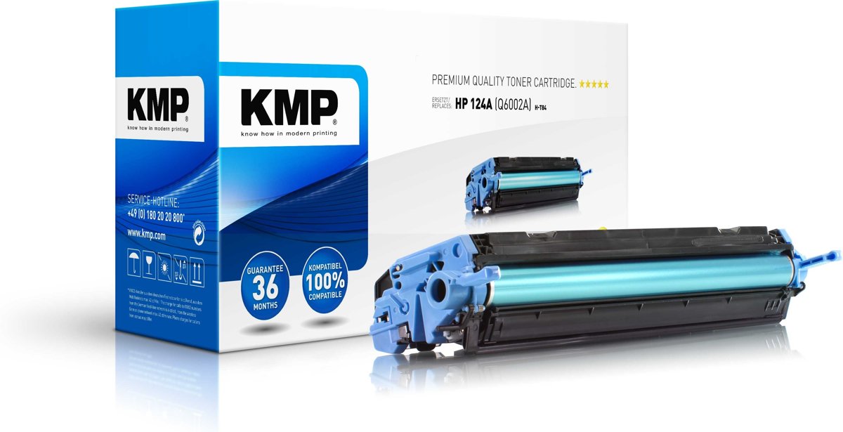 KMP H-T84 Lasertoner 2000paginas Geel