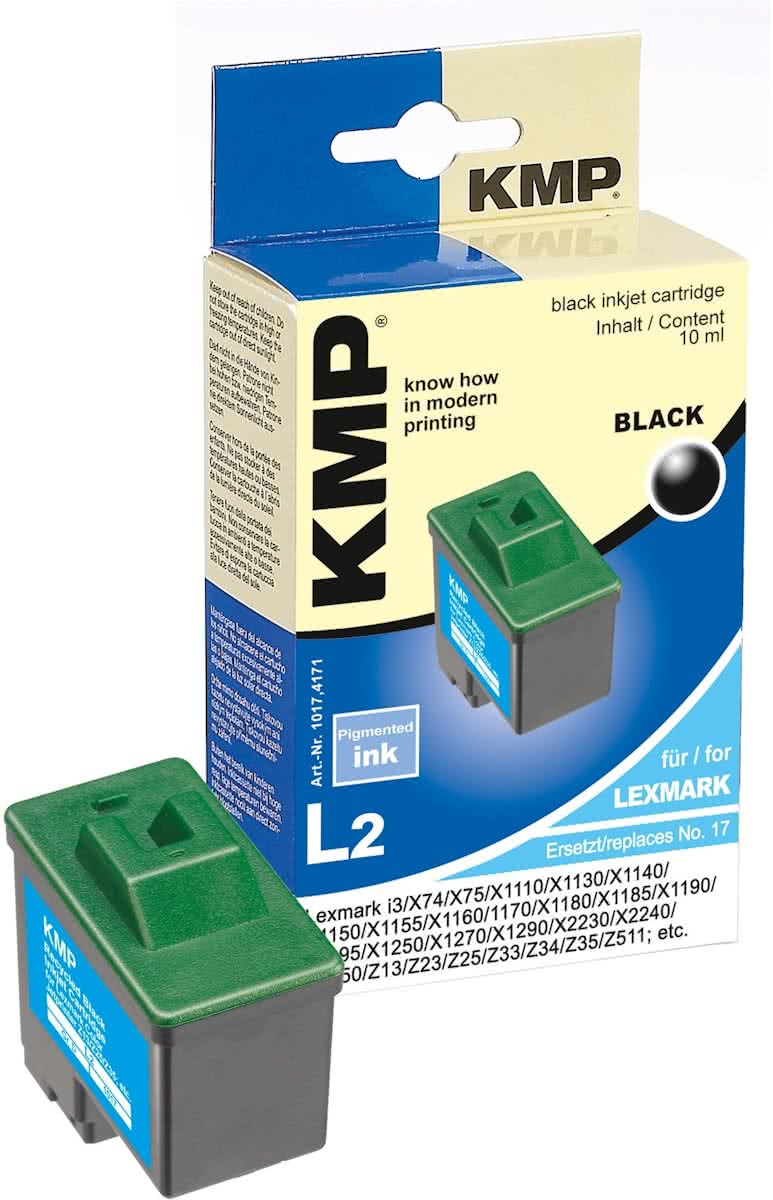 KMP L2 Zwart inktcartridge