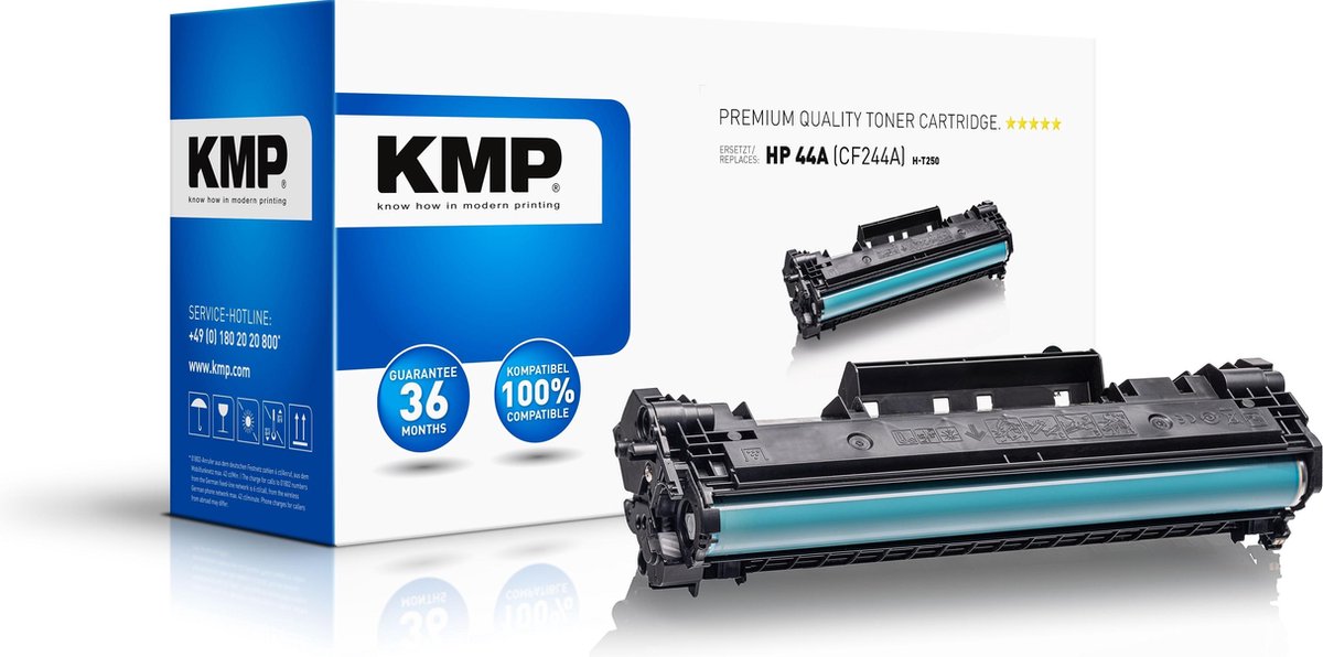 KMP Toner replaced HP 44A, CF244A Black 1000 Sides Compatible Toner cartridge