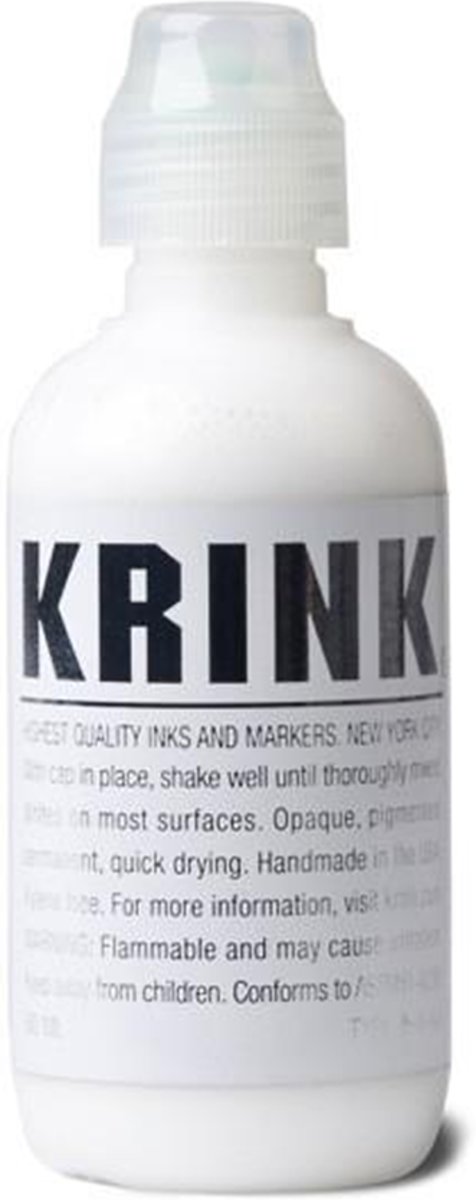 Krink Witte inkt stift - K-60 Squeeze Paint Marker