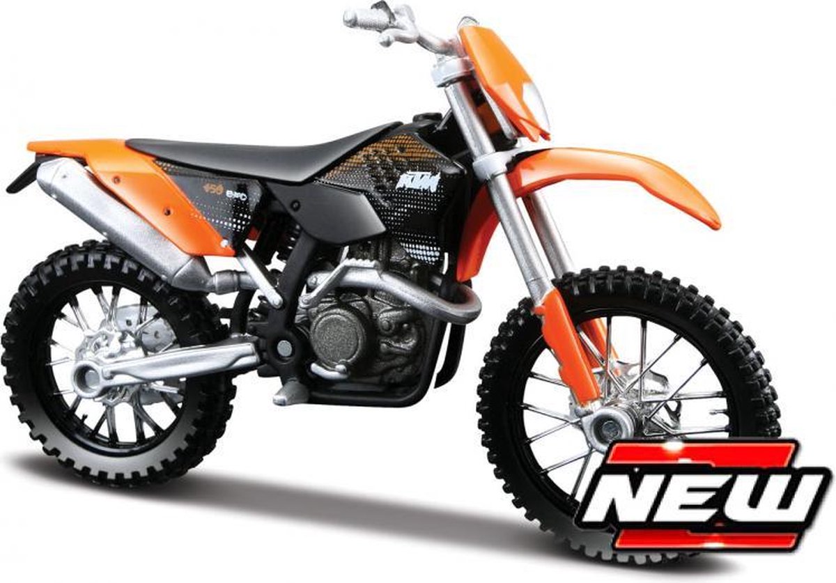 KTM 450 EXC - 1:18 - Zwart/Oranje