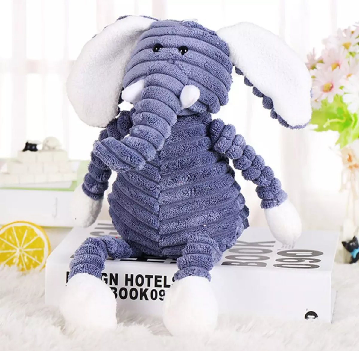 Knuffel Corduroy kraamcadeau olifant