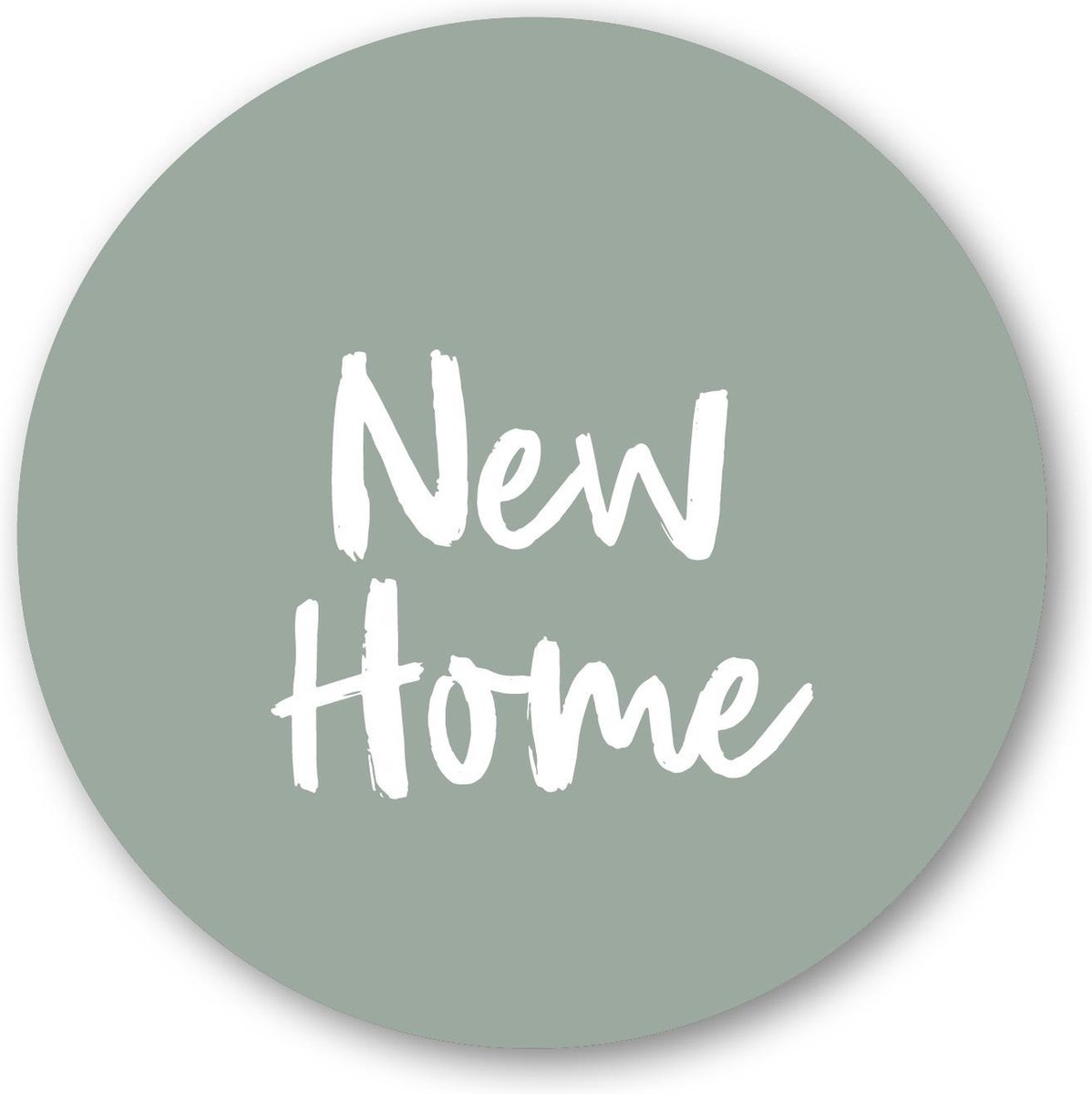 Sticker New home - 40 mm - 25 stuks - sluitsticker