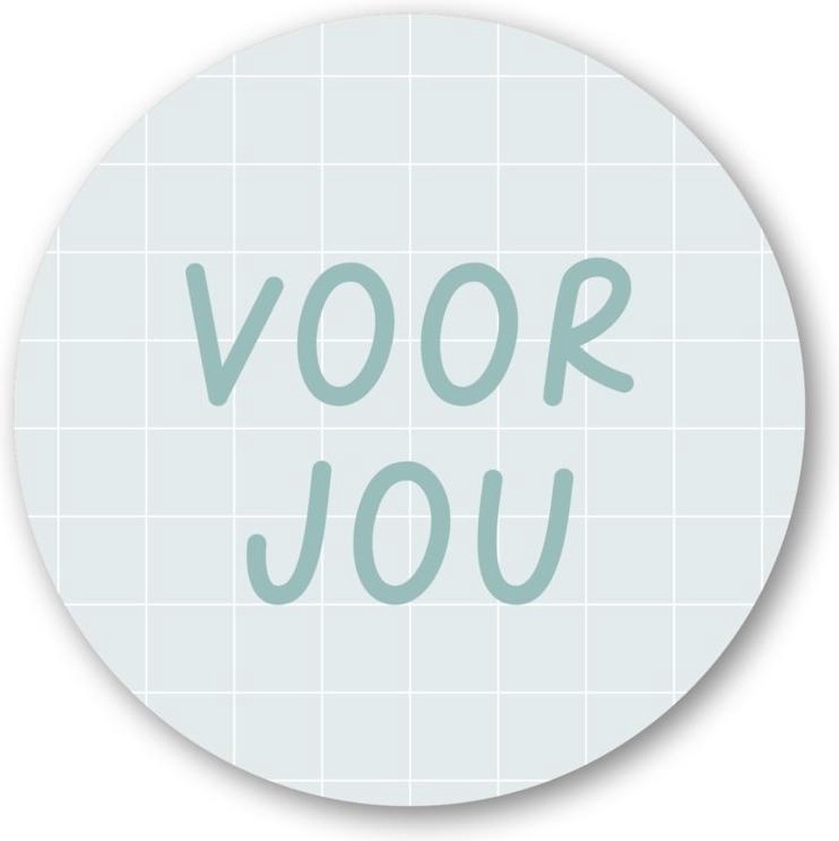 Sticker Voor jou - 45 MM - 50 stuks - Jarig - Traktatie - sluitsticker