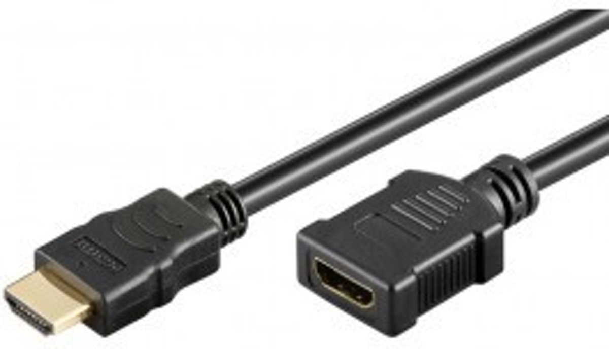 Goobay 1.5m HDMI HDMI kabel 1,5 m HDMI Type A (Standard) Zwart