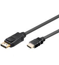 Goobay 1m DP/HDMI DisplayPort Zwart