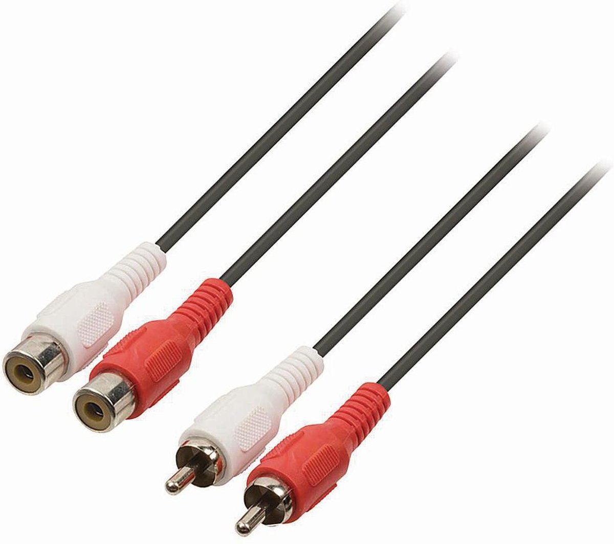 Stereo-Audiokabel 2x RCA Male - 2x RCA Female 2,0 m