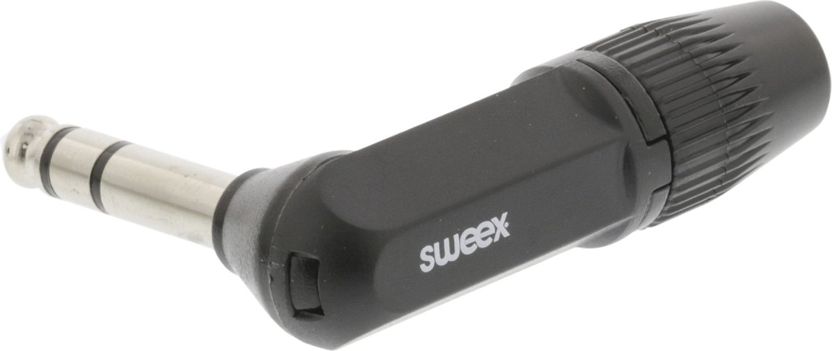 Sweex 6,35mm Jack (m) connector / haaks - 3-polig / stereo