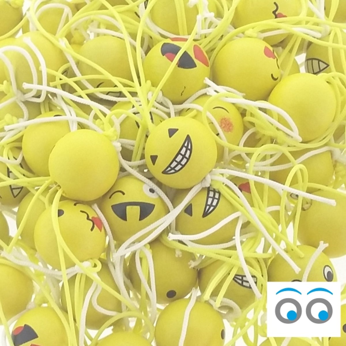 Geluks poppetjes Emoticons Smiley (100 stuks)