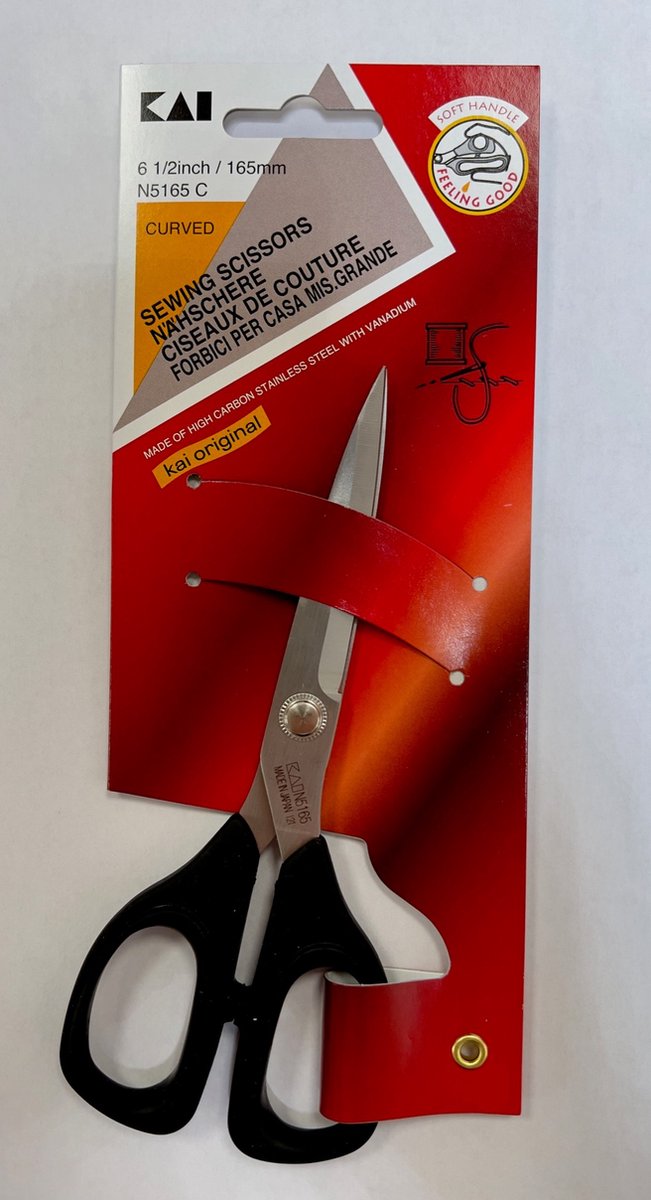 KAI N 5165C Naaischaar met Gebogen Punt