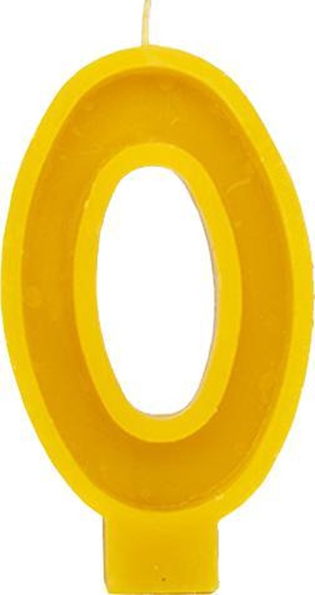 Verjaardagskaars - Cijfer 0 0